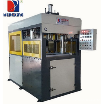 Automatic thick and deep plastic vacuum forming machine